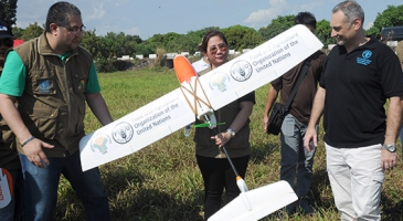 Philippine Government and FAO take to the sky with drones in disaster risk reduction efforts for the agriculture sector